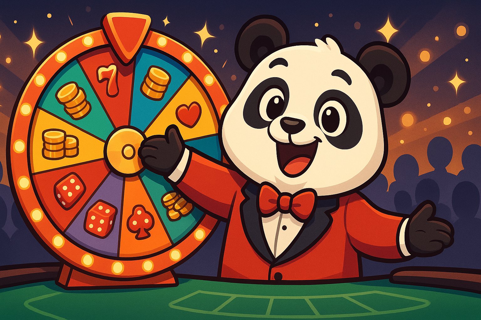 Ilustrasi dealer live casino real-time di qqbos99